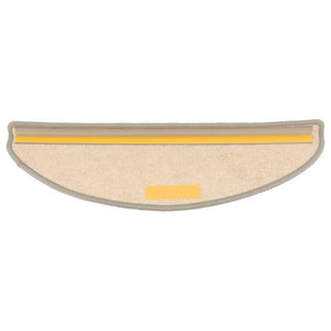 Selvklebende trappematter 15 stk 65x21x4 cm sølv