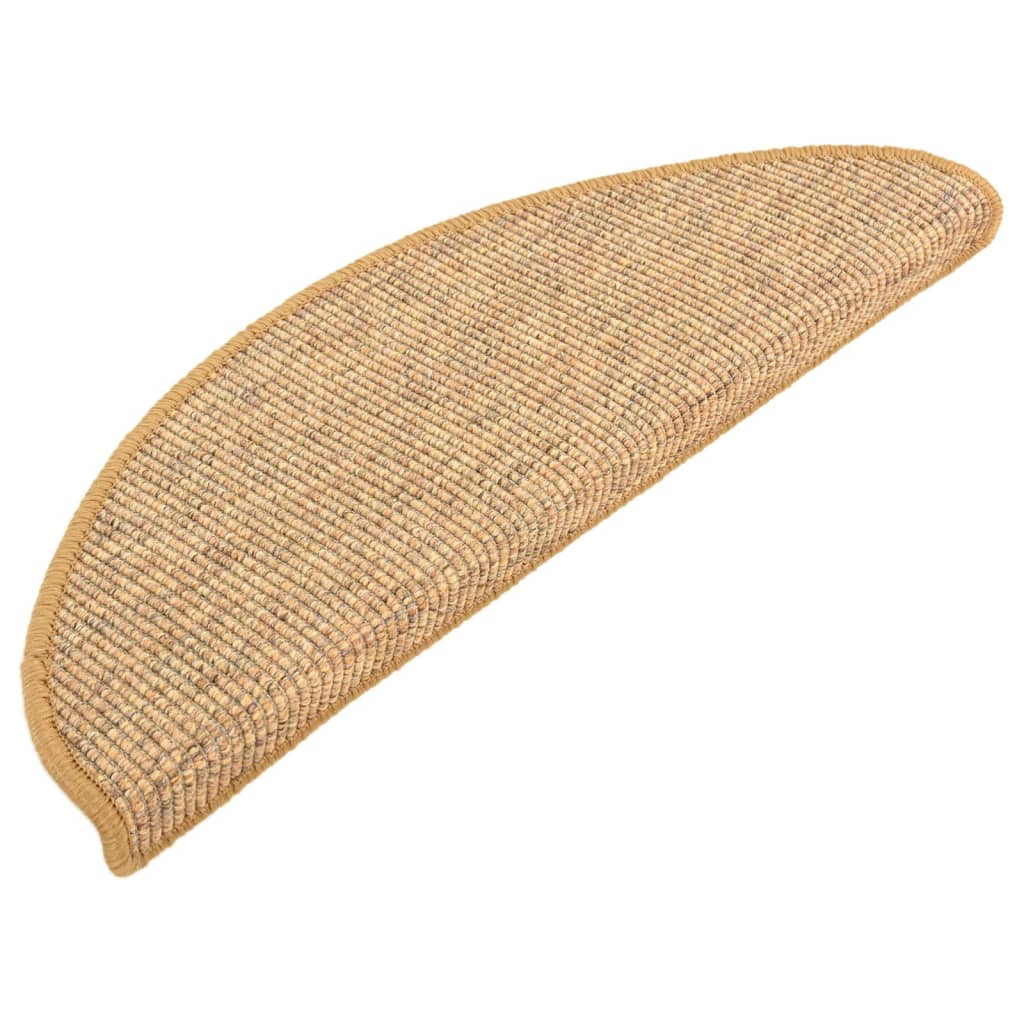 Selvklebende trappematter 15 stk 65x21x4 cm oransje