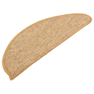 Selvklebende trappematter 15 stk 65x21x4 cm oransje