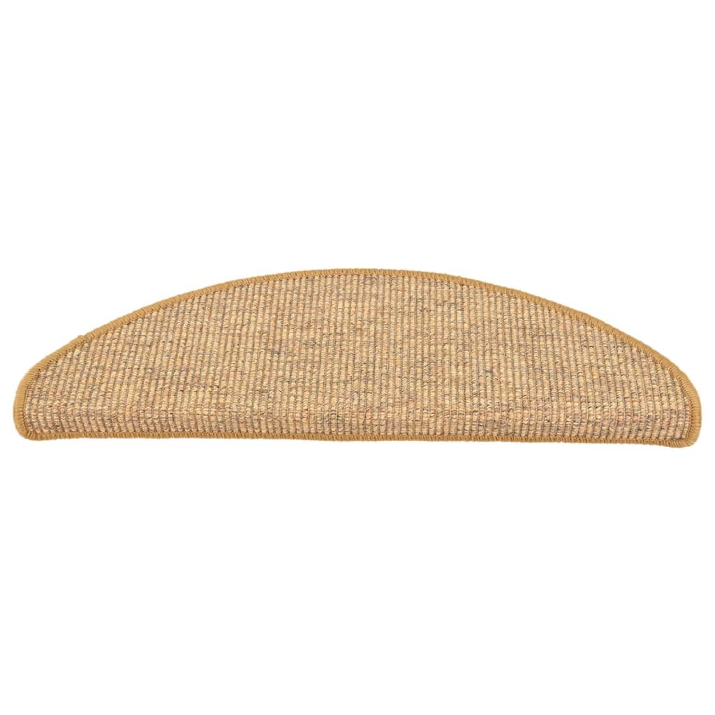 Selvklebende trappematter 15 stk 65x21x4 cm oransje