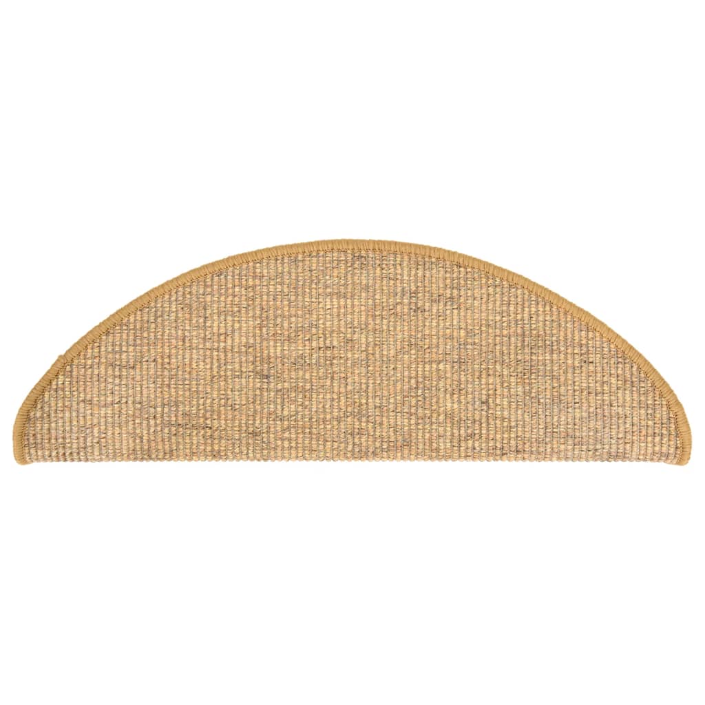 Selvklebende trappematter 15 stk 65x21x4 cm oransje