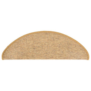 Selvklebende trappematter 15 stk 65x21x4 cm oransje