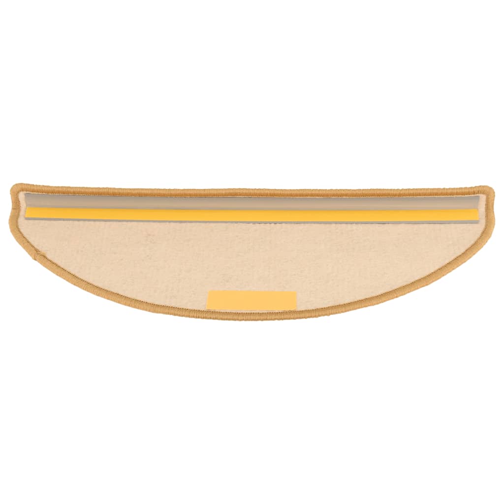 Selvklebende trappematter 15 stk 65x21x4 cm oransje