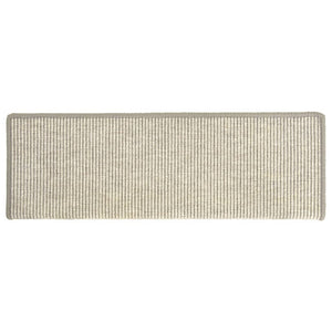 Selvklebende trappematter 15 stk 65x21x4 cm sølv