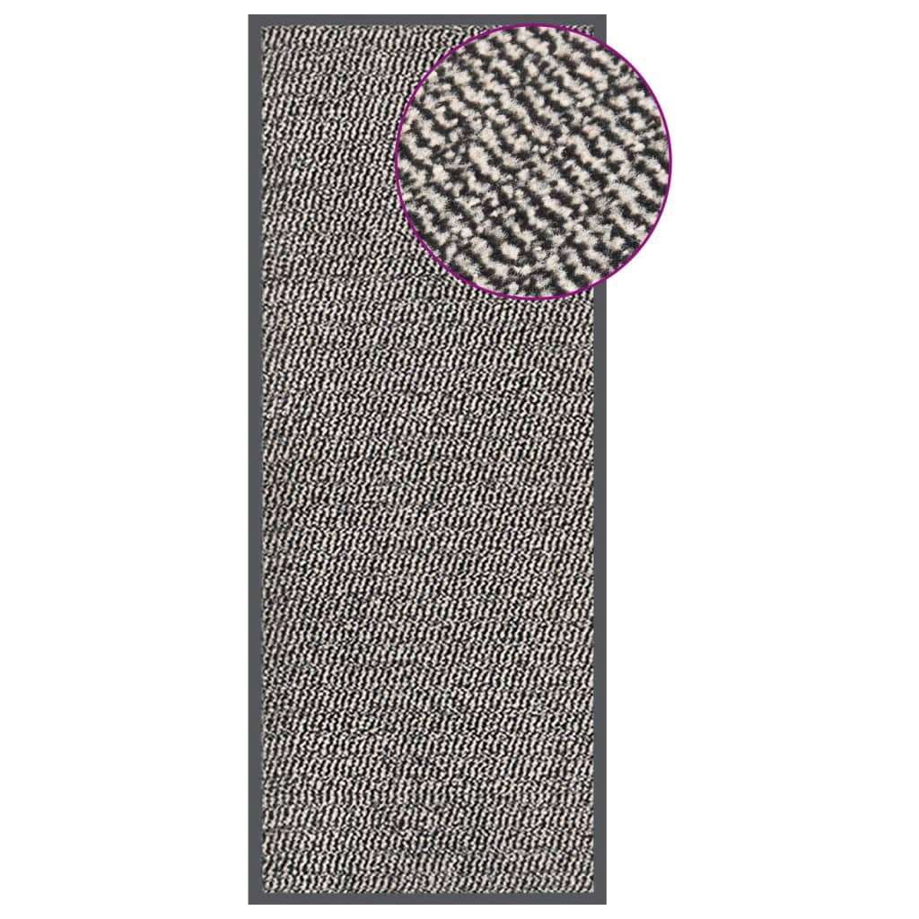 Tuftet dørmatte 60x150 cm lysebrun