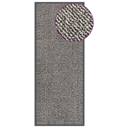 Tuftet dørmatte 60x150 cm lysebrun