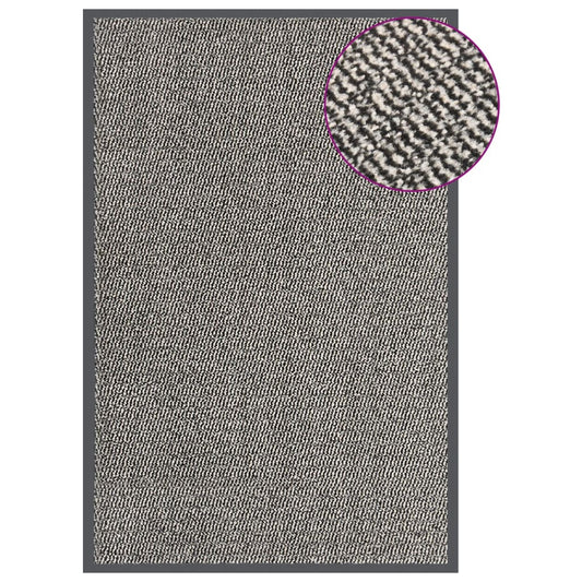 Tuftet dørmatte 80x120 cm lysebrun