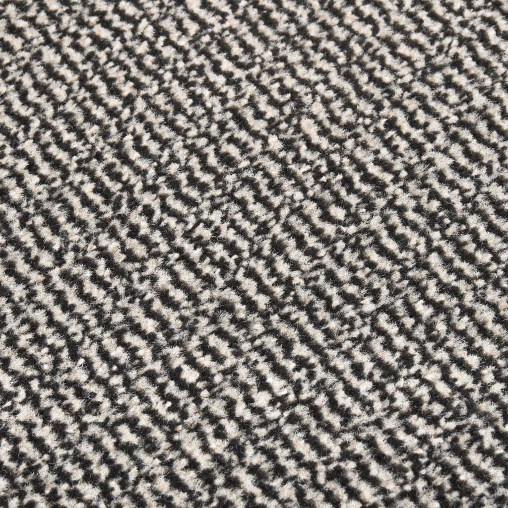 Tuftet dørmatte 120x180 cm lysebrun