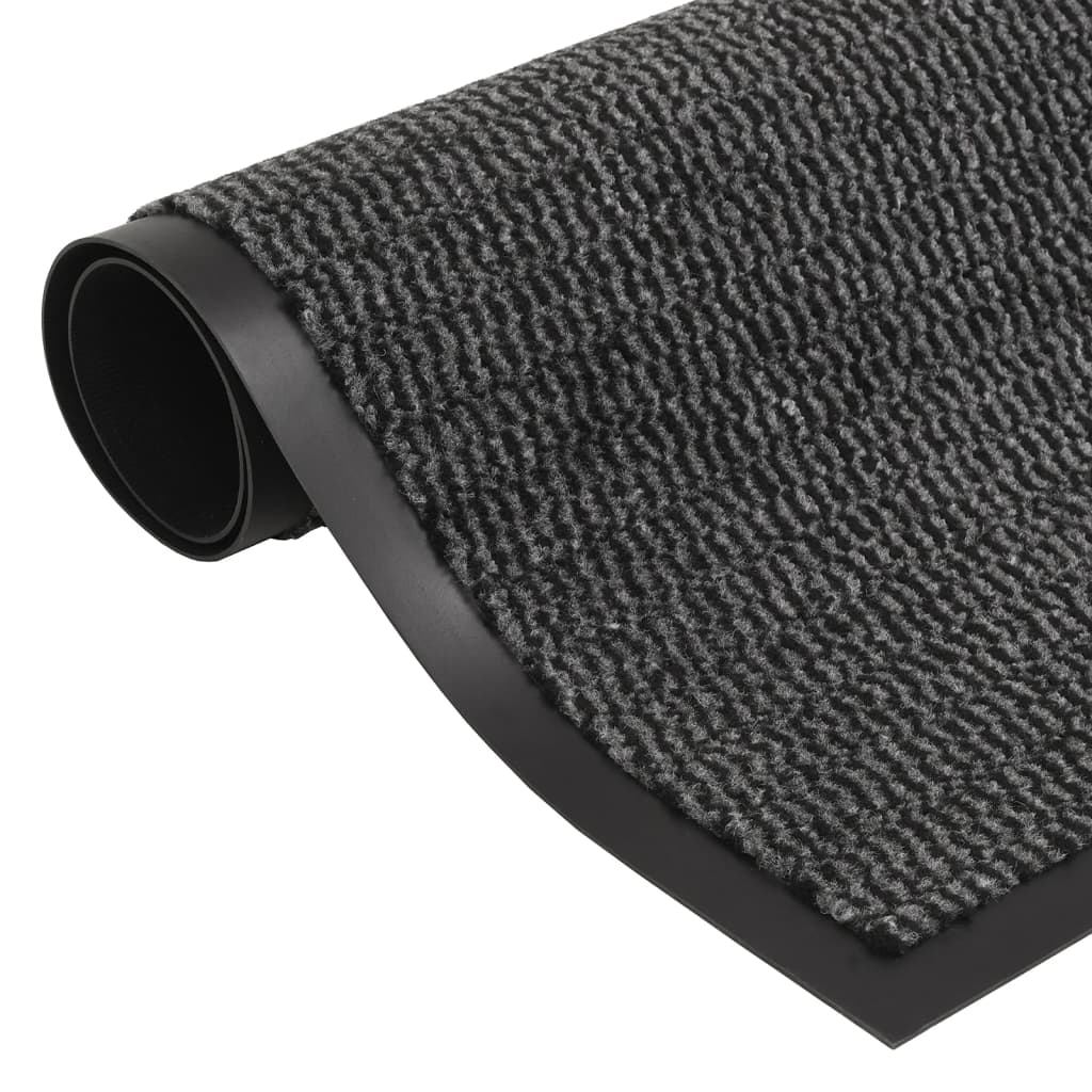 Tuftet dørmatte 60x150 cm antrasitt