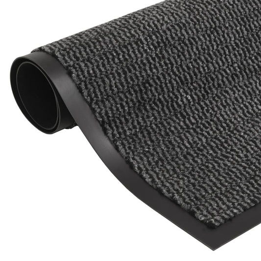 Tuftet dørmatte 60x150 cm antrasitt