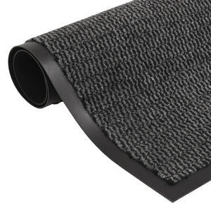 Tuftet dørmatte 60x150 cm antrasitt