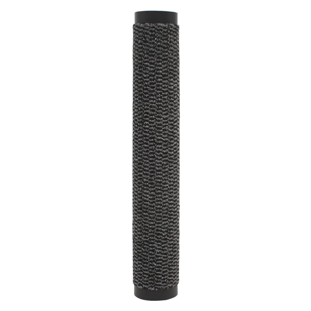 Tuftet dørmatte 60x150 cm antrasitt