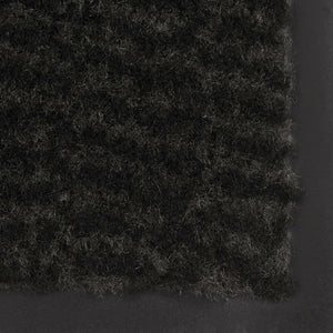 Tuftet dørmatte 60x180 cm svart