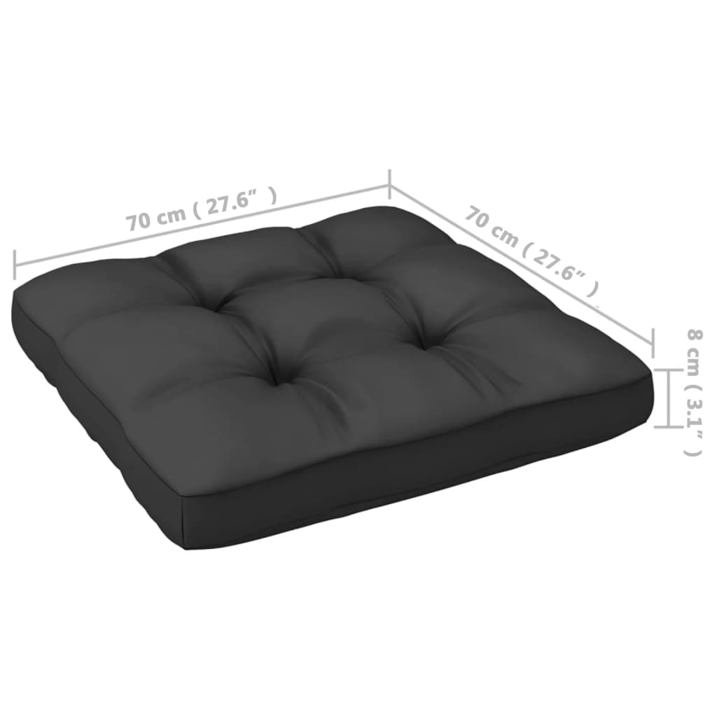 2-seater garden sofa with cushions white solid pine wood