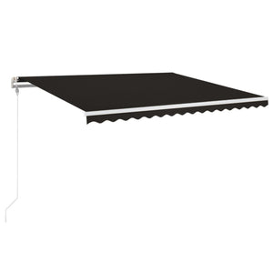 Automatisk uttrekkbar markise 400x350 cm antrasitt