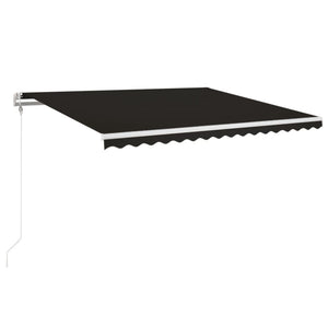 Automatisk uttrekkbar markise 450x350 cm antrasitt