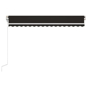 Automatisk uttrekkbar markise 450x350 cm antrasitt