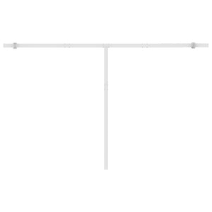 Automatisk markise med vindsensor og LED 450x300 cm gul og hvit