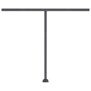 Automatisk markise med LED og vindsensor 350x250 cm kremhvit