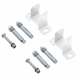 Automatisk uttrekkbar markise med stolper 3,5x2,5 m kremhvit