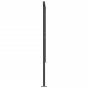 Automatisk markise med vindsensor og LED 6x3,5m antrasitt