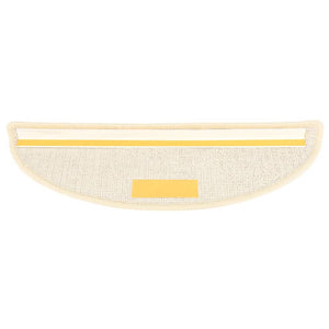 Trappetrinnstepper 15 stk hvit og brun 56x17x3 cm
