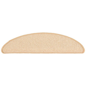 Trappetrinnstepper 15 stk kremhvit 56x17x3 cm