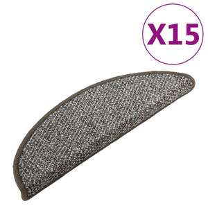 Trappetrinnstepper 15 stk antrasitt 56x17x3 cm