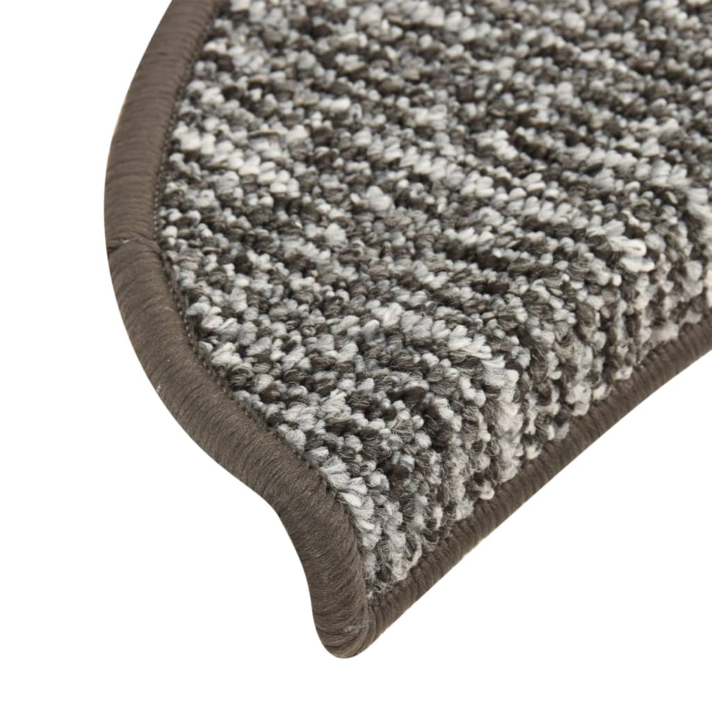 Trappetrinnstepper 15 stk antrasitt 65x21x4 cm