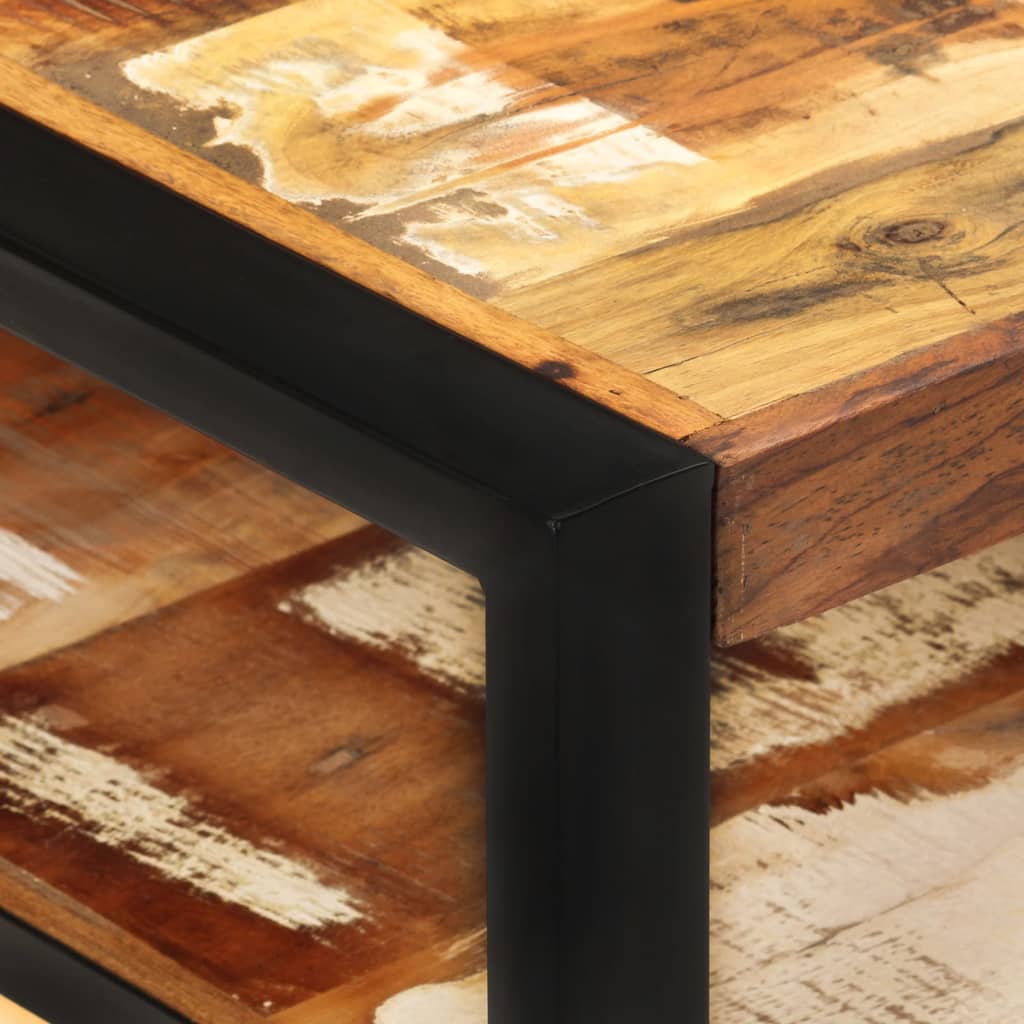 Coffee table 120x60x40 cm reclaimed solid wood