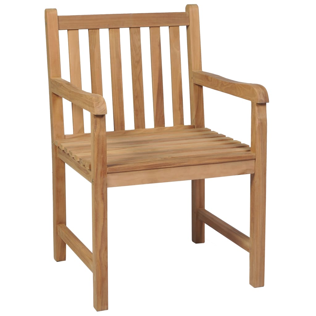 Utestoler 4 stk heltre teak