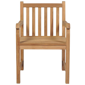 Utestoler 4 stk heltre teak