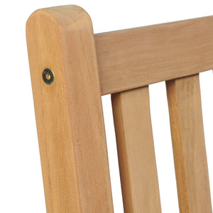 Utestoler 4 stk heltre teak