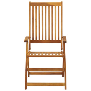 Sammenleggbare hagestoler 8 stk heltre akasie