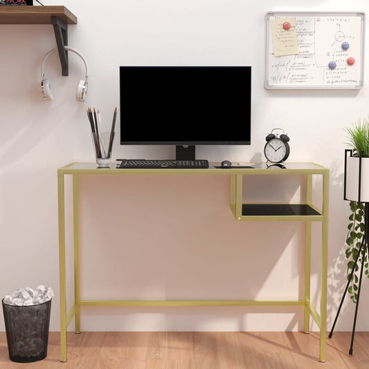 Databord gjennomsiktig 100x36x74 cm herdet glass