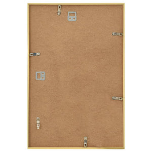 Fotorammekollasje for bord 5 stk gull 70x90 cm MDF