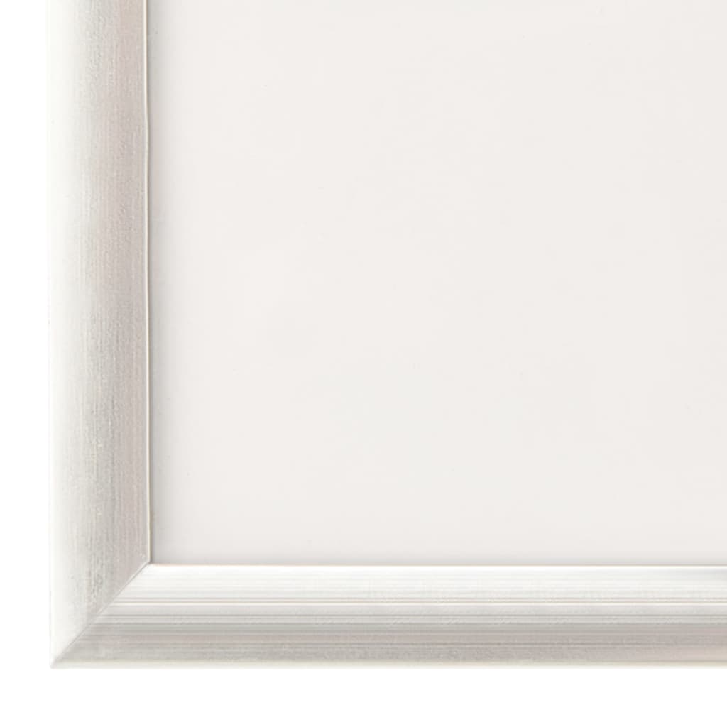 Fotorammekollasje for bord 3 stk sølv 13x18 cm MDF