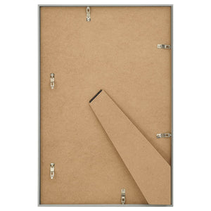 Fotorammekollasje for bord 5 stk sølv 21x29,7cm MDF