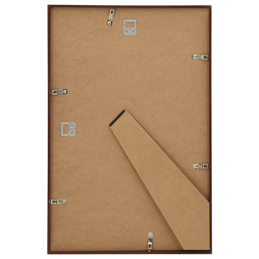 Fotorammekollasje for vegg eller bord 3 stk 70x90 cm MDF bronse