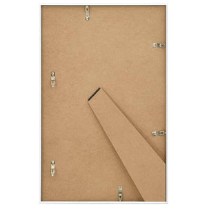 Fotorammekollasj for bord 3 stk hvit 10x15 cm MDF