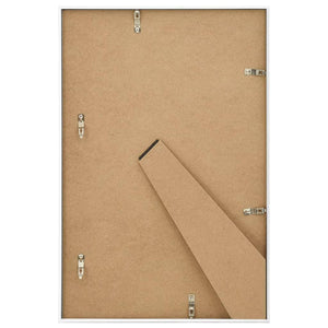 Fotorammekollasje for bord 5 stk hvit 21x29,7 cm MDF