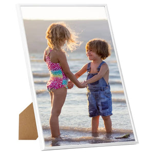 Fotorammekollasje for vegg eller bord 3 stk 70x90 cm MDF hvit