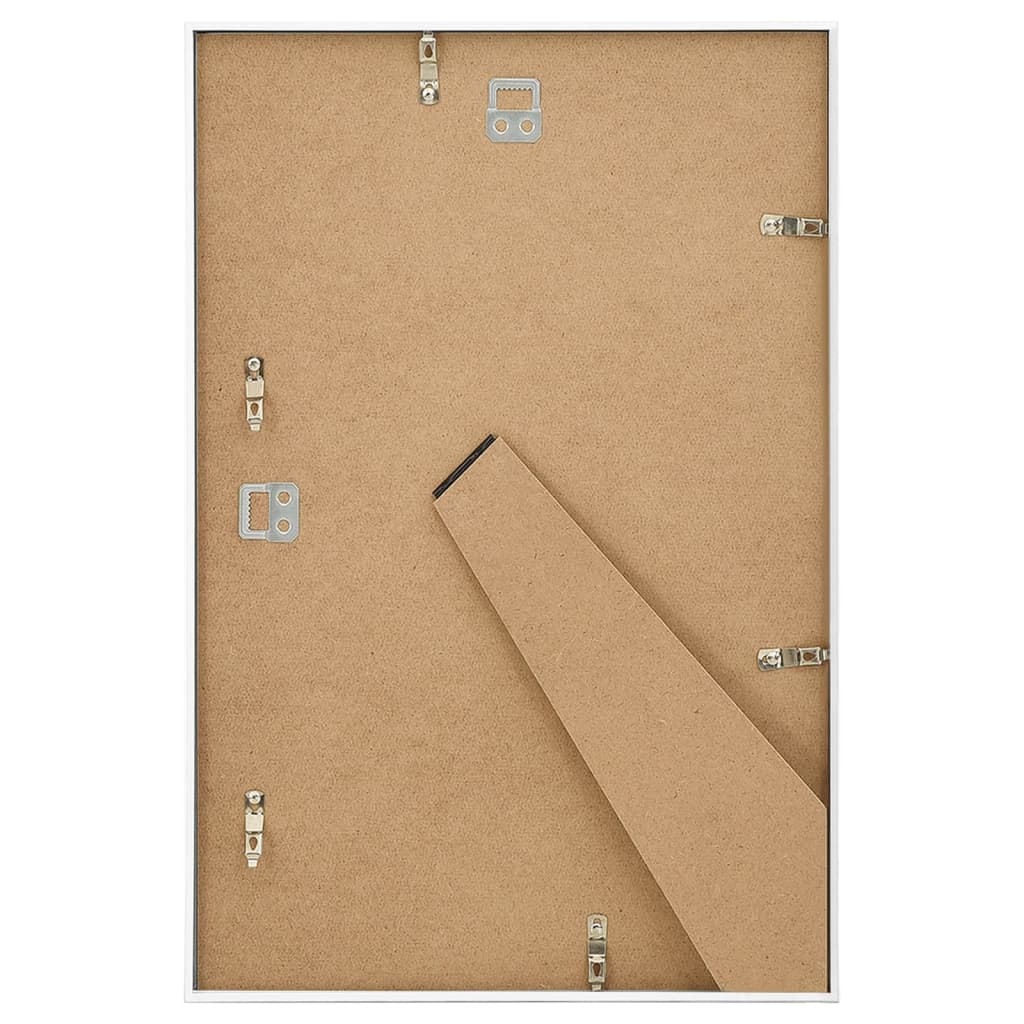 Fotorammekollasje for vegg eller bord 3 stk 70x90 cm MDF hvit