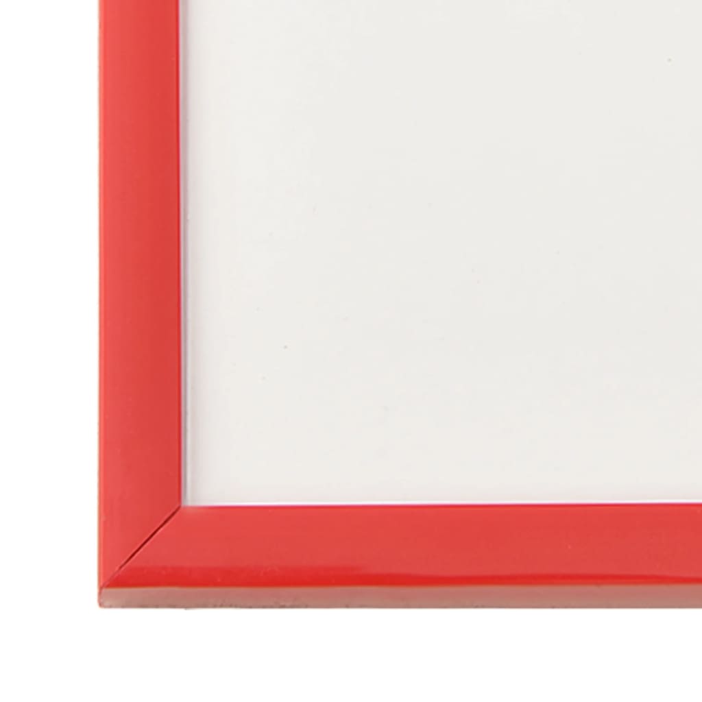 Fotorammekollasje for vegg eller bord 5 stk rød 70x90 cm MDF