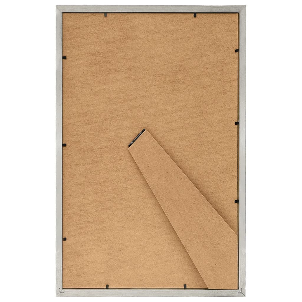 Fotorammekollasje for bord 3 stk sølv 21x29,7 cm