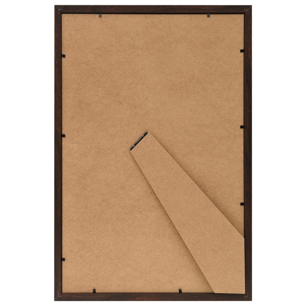 Fotorammekollasje for bord 3 stk svart 21x29,7 cm MDF