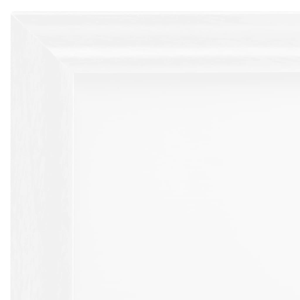 Fotorammekollasje for bord 3 stk hvit 13x18 cm MDF