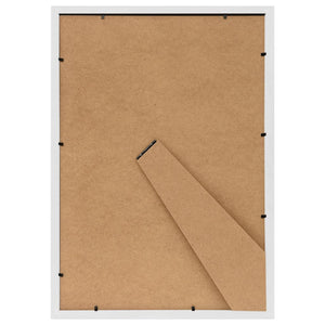 Fotorammekollasje for bord 3 stk hvit 15x21 cm MDF