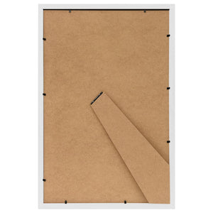 Fotorammekollasje for bord 3 stk hvit 21x29,7 cm MDF