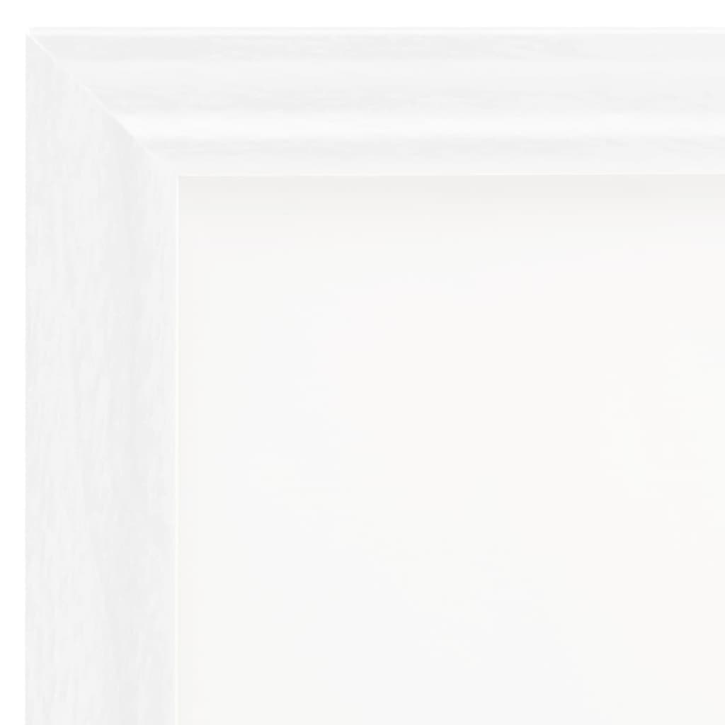 Fotorammekollasje for bord 3 stk hvit 21x29,7 cm MDF